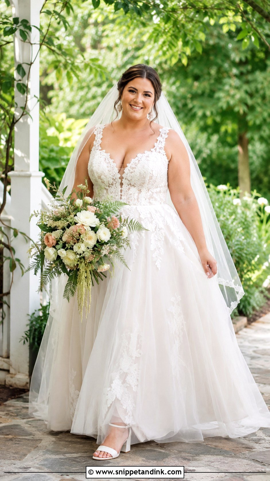 Plus Size A Line Faerie Wedding Dress - Snippet and Ink - 20 Faerie Wedding Dress Ideas