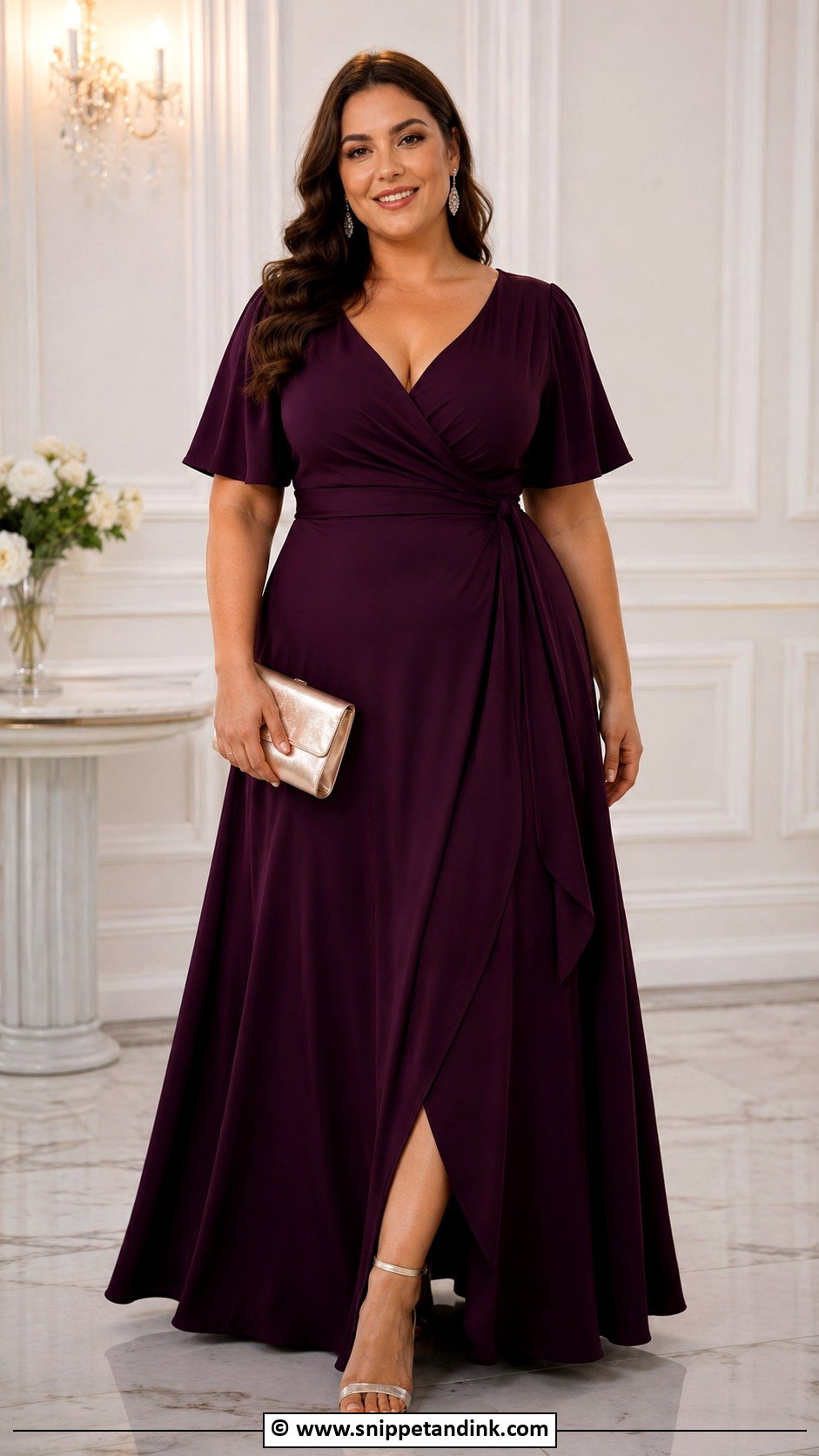 Plus Size A Line Gown - Snippet and Ink - 25 A Line Gown Styles