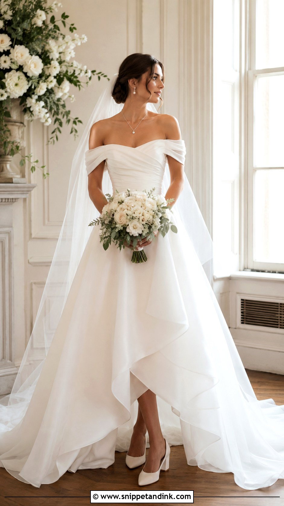 Plus Size A Line Handkerchief Wedding Dress - Snippet and Ink - 20 Handkerchief Wedding Dress Ideas