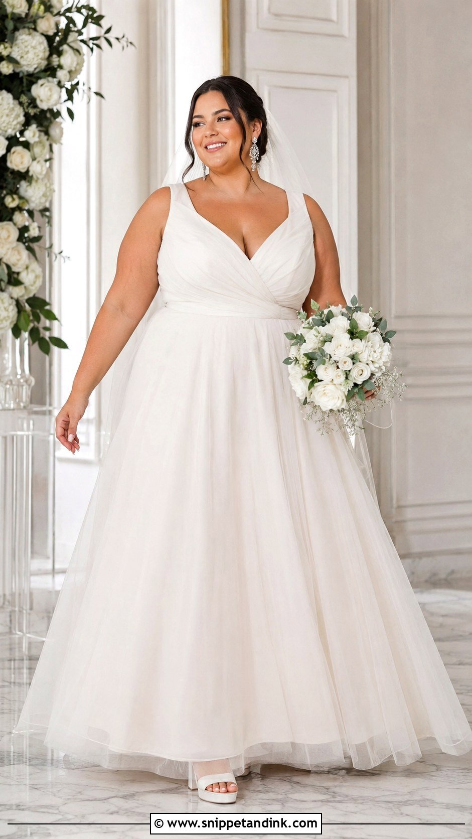 Plus Size A Line Marriage Gown - Snippet and Ink - 20 Marriage Gowns Brides
