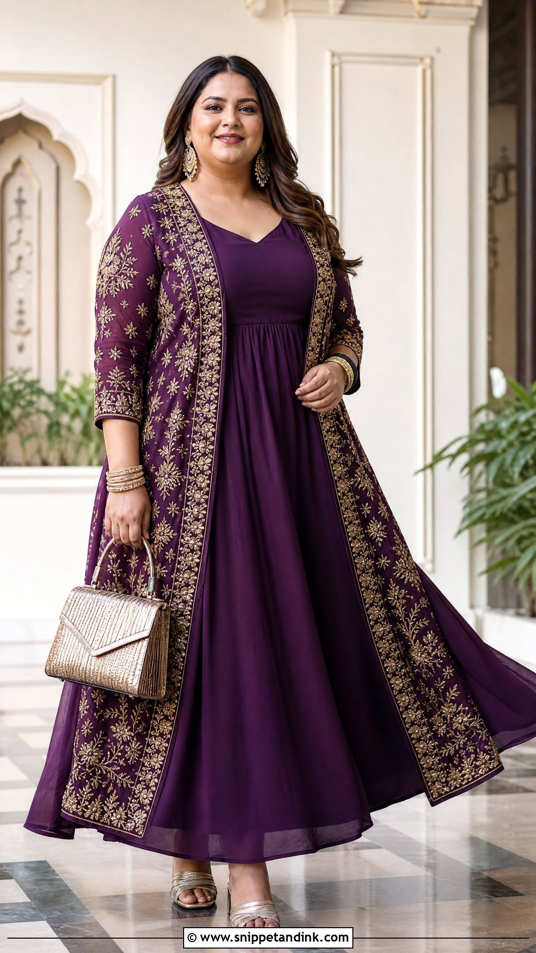 Plus Size A Line Shrug Dress - Snippet and Ink - 20 Shrug Dresses Indian Wedding