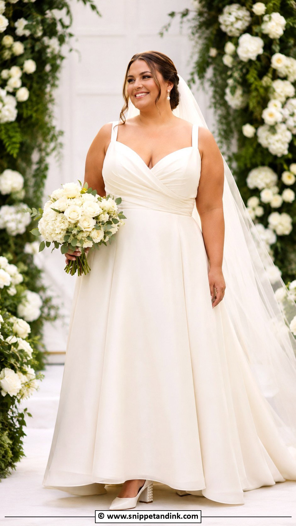 Plus Size A Line Wedding Dress - Snippet and Ink - 30 Wedding Dress Plus Size Ideas