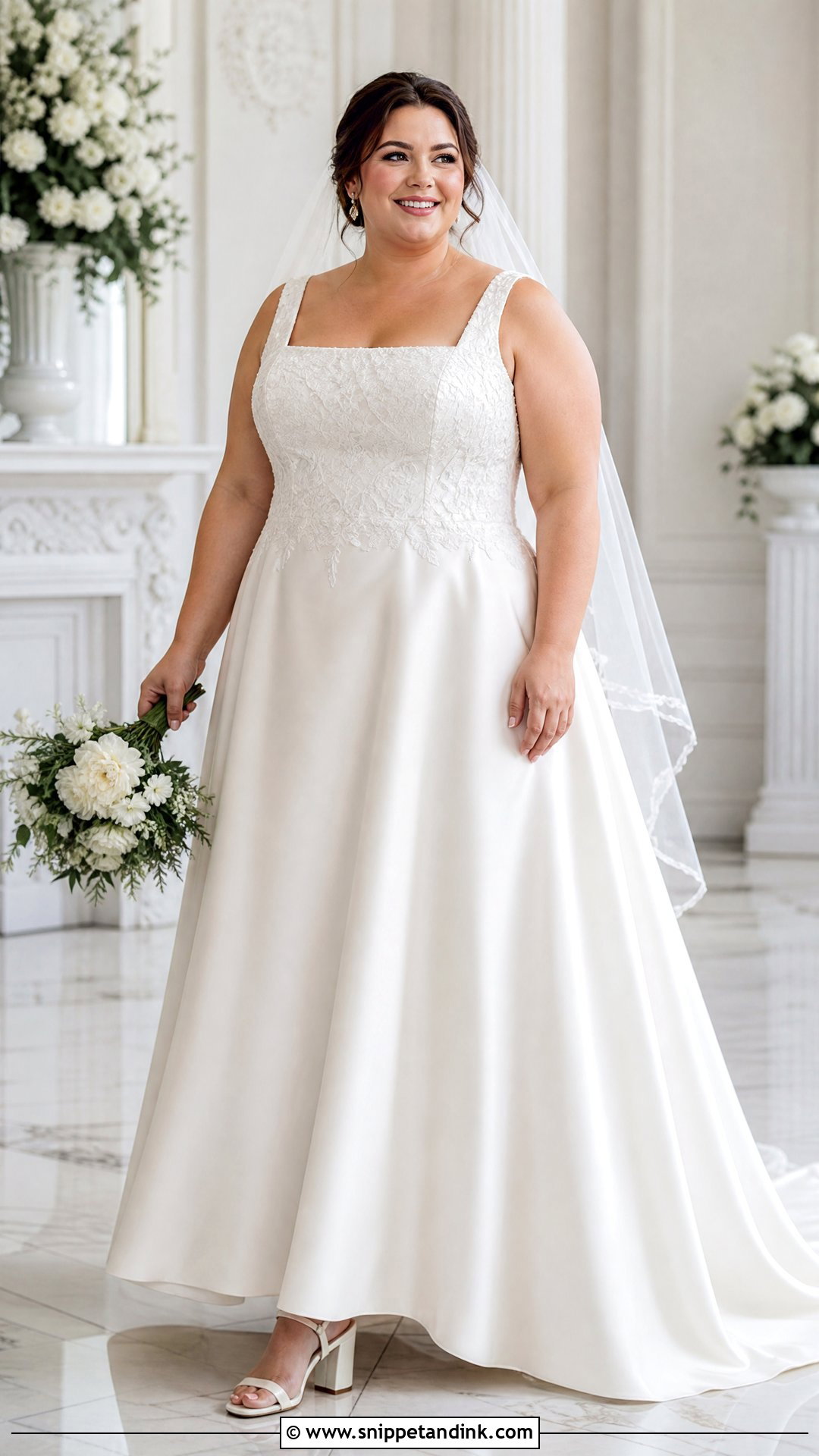 Plus Size A Line Wedding Dress - Snippet and Ink - 20 Wedding Dresses for Sale
