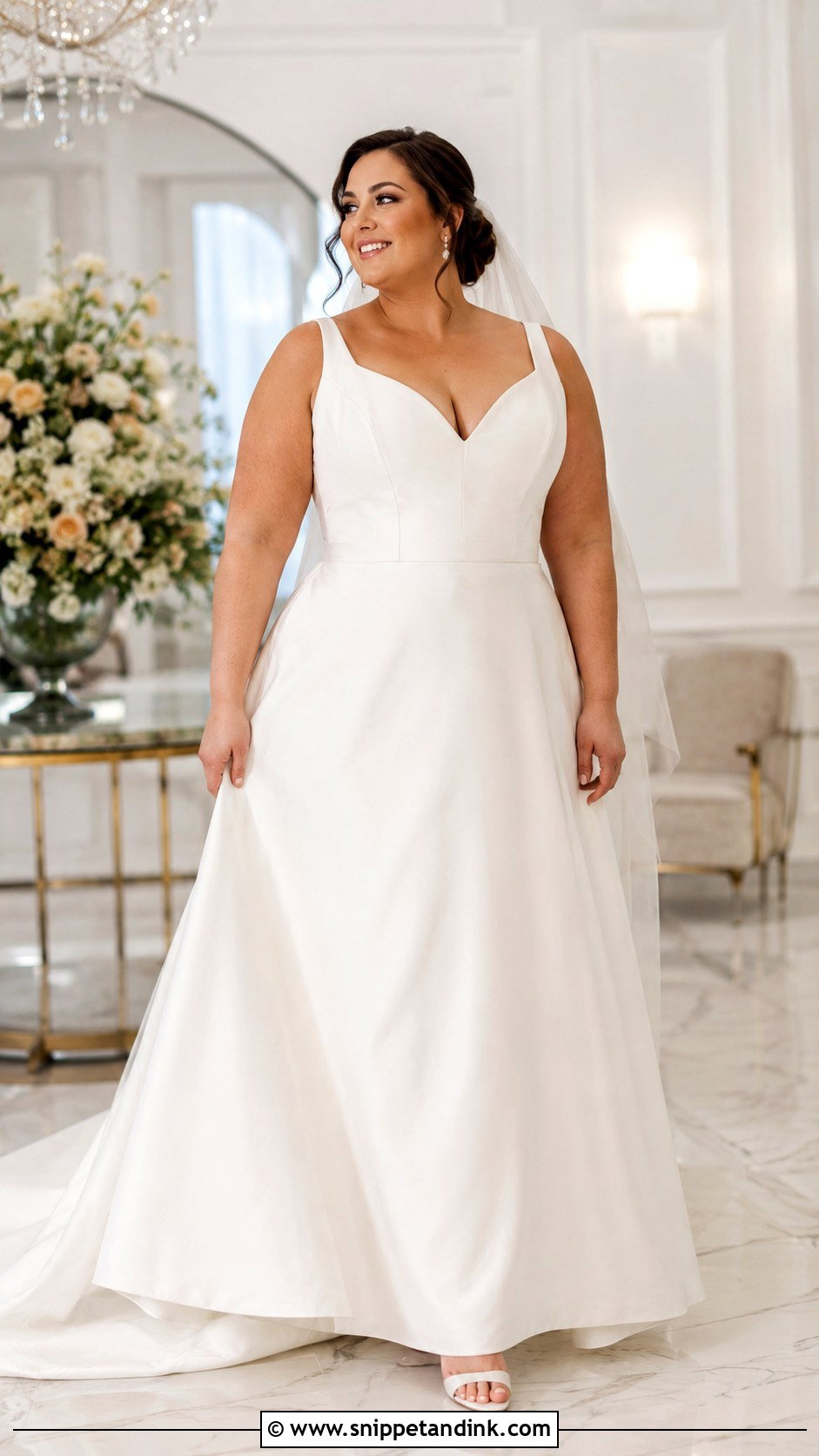 Plus Size A Line Wedding Dress - Snippet and Ink - 30 Wedding Dresses a Line