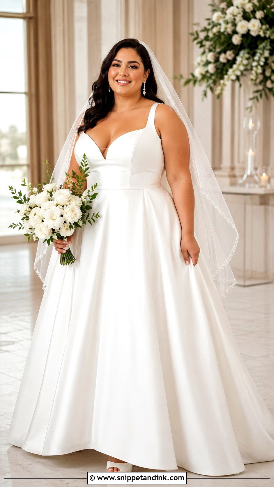 Plus Size A Line Wedding Dress - Snippet and Ink - 20 Best Wedding Dress Ideas