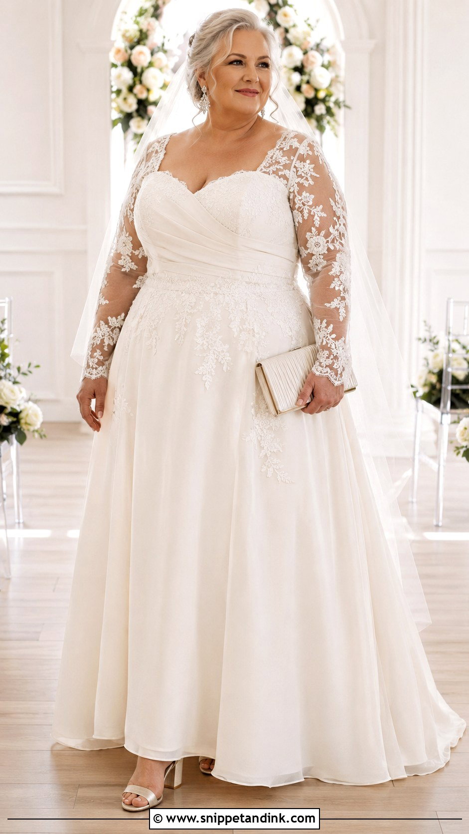Plus Size A Line Wedding Dress - Snippet and Ink - 20 Older Bride Wedding Dress Ideas