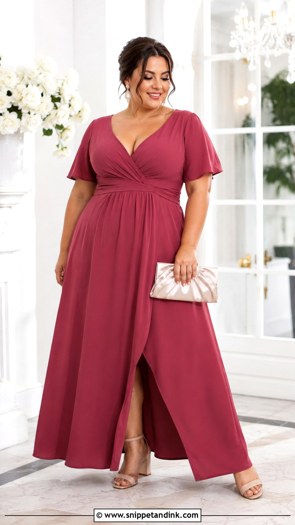 Plus Size Aline Gown Outfit - Snippet and Ink - 25 Aline Gown Ideas