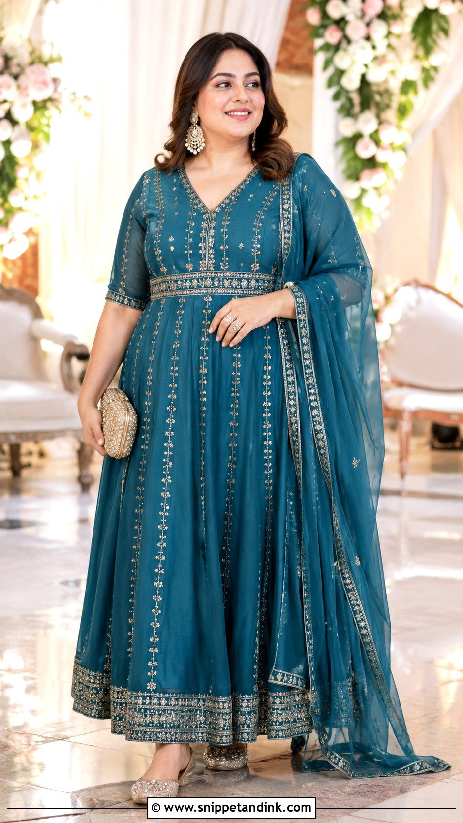 Plus Size Anarkali Dress For Wedding - Snippet and Ink - 25 Wedding Anarkali Dress Ideas