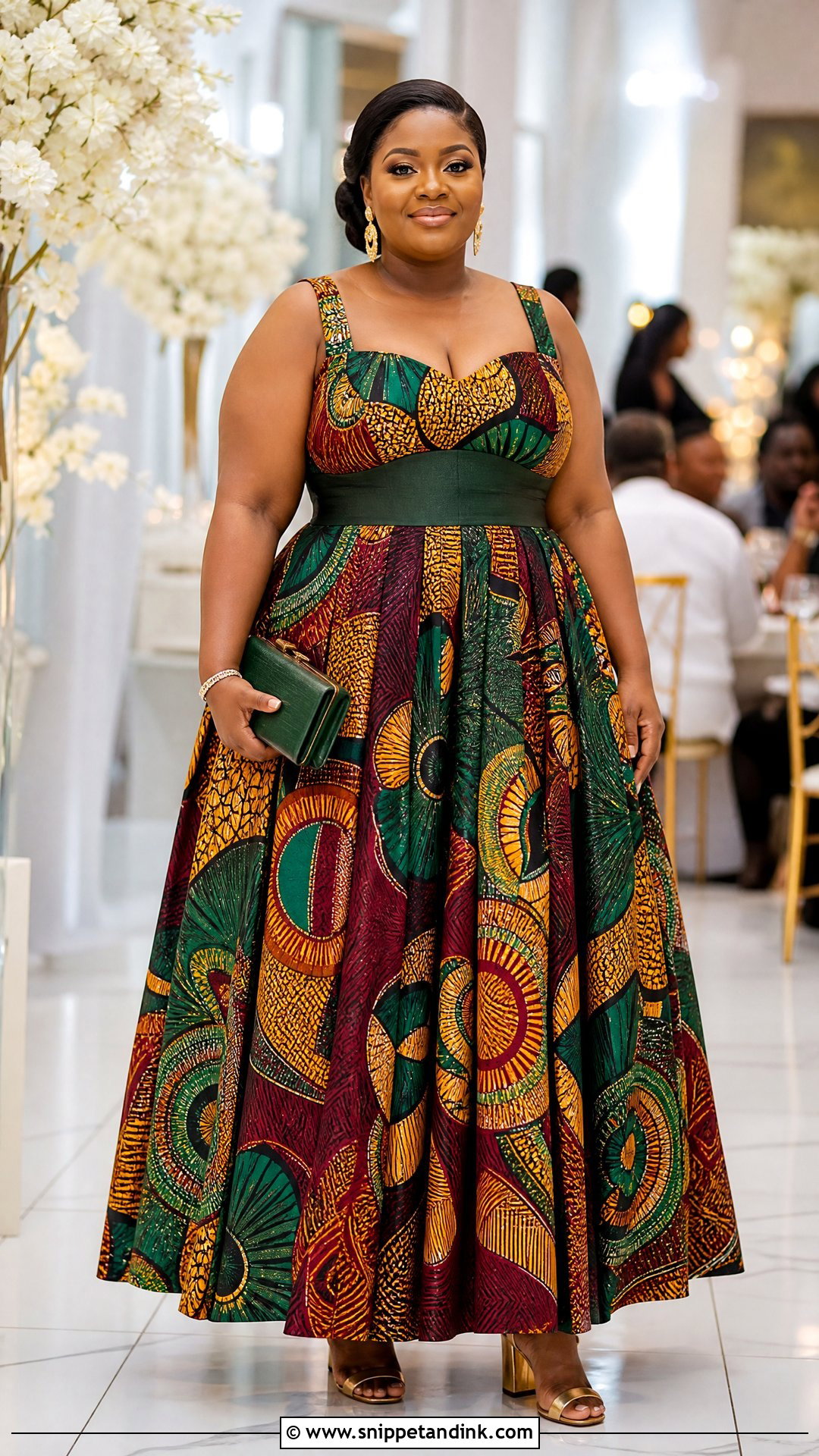 Plus Size Ankara Ball Gown - Snippet and Ink - 25 Big Ankara Gown Styles