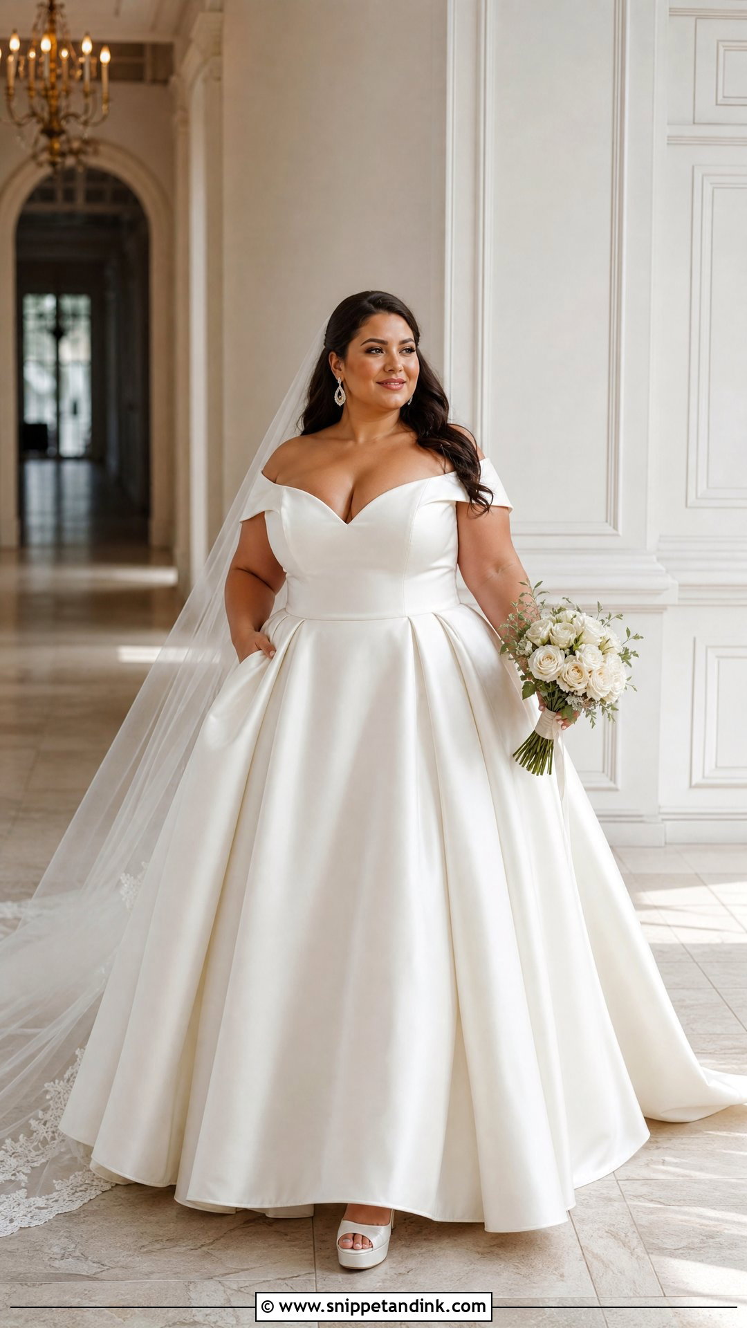 Plus Size Ball Gown Bridal Dress - Snippet and Ink - 25 Plus Size Bridal Dresses