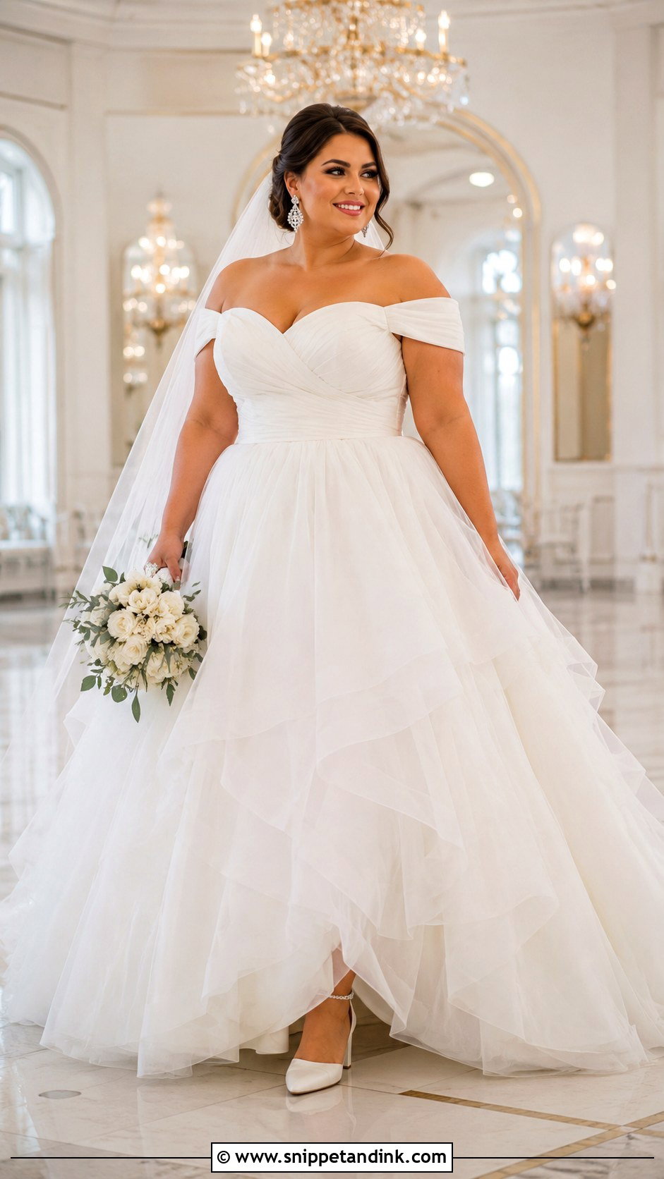 Plus Size Ball Gown Wedding Dress - Snippet and Ink - 20 Big Poofy Wedding Dresses