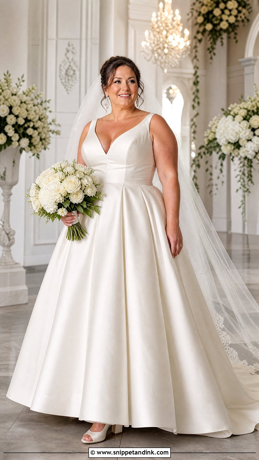 Plus Size Ball Gown Wedding Dress - Snippet and Ink - 20 Wedding Dress Over 40 Ideas