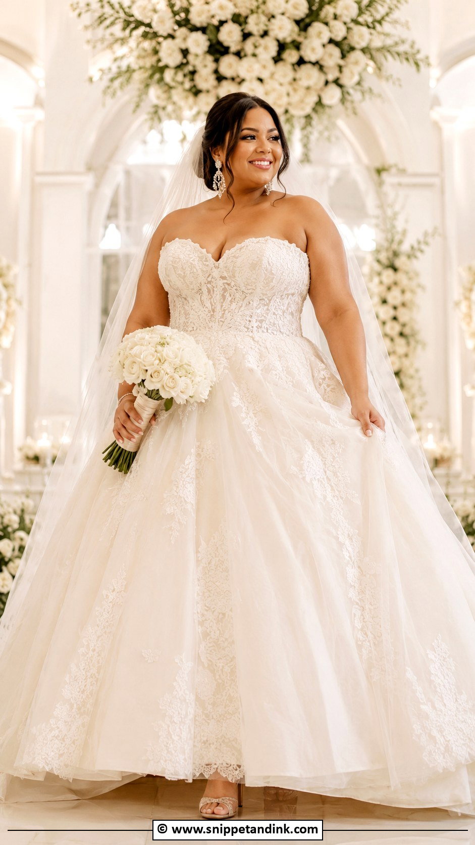 Plus Size Ball Gown Wedding Dress - Snippet and Ink - 30 Wedding Dresses Ball Gown