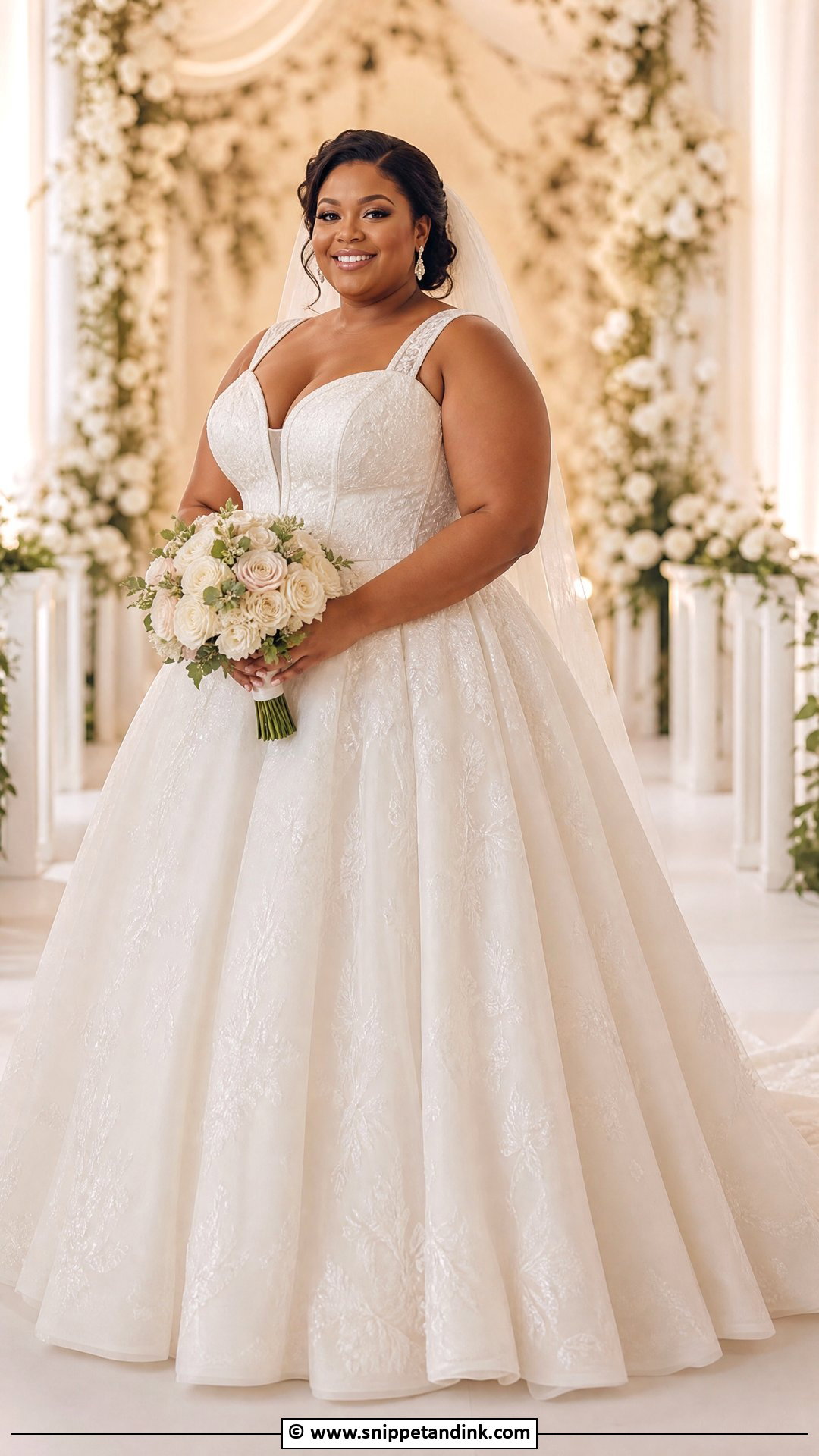 Plus Size Ball Gown Wedding Dress - Snippet and Ink - 35 Ball Gown Wedding Dress Ideas