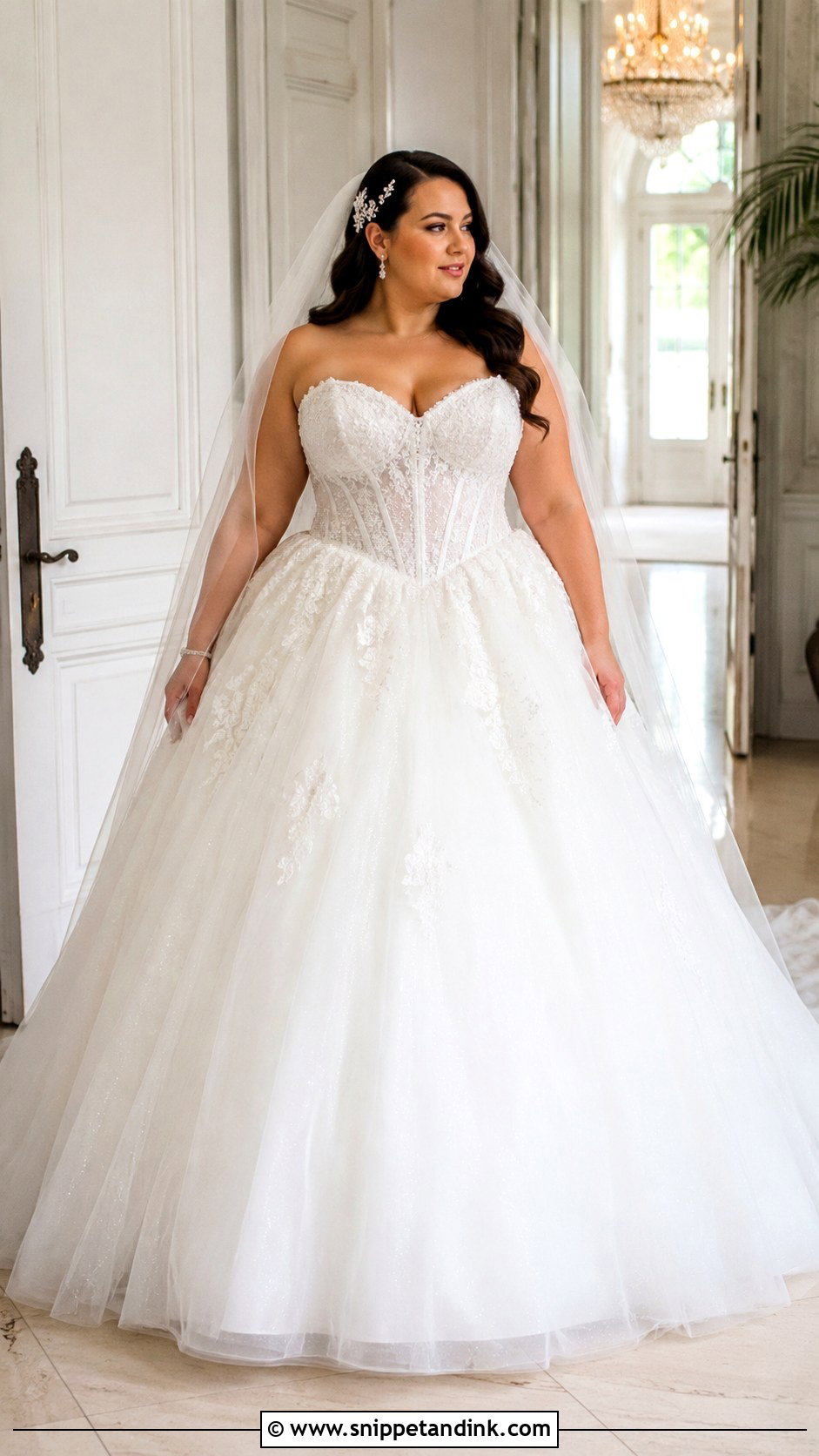 Plus Size Ball Gown Wedding Dress - Snippet and Ink - 25 Wedding Dresses Curvy Bride