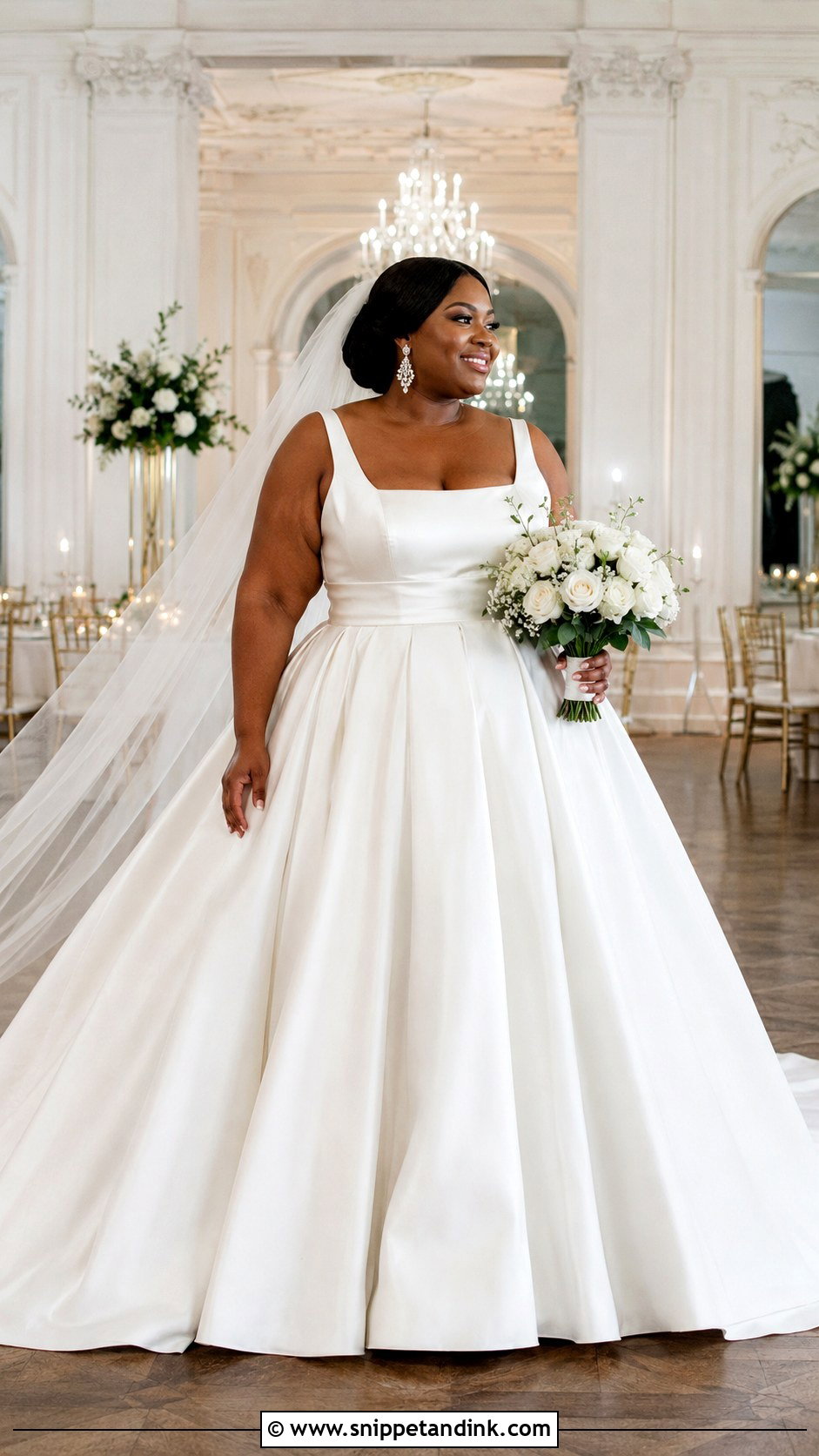Plus Size Ball Gown Wedding Dress - Snippet and Ink - 20 Ball Wedding Dress Ideas