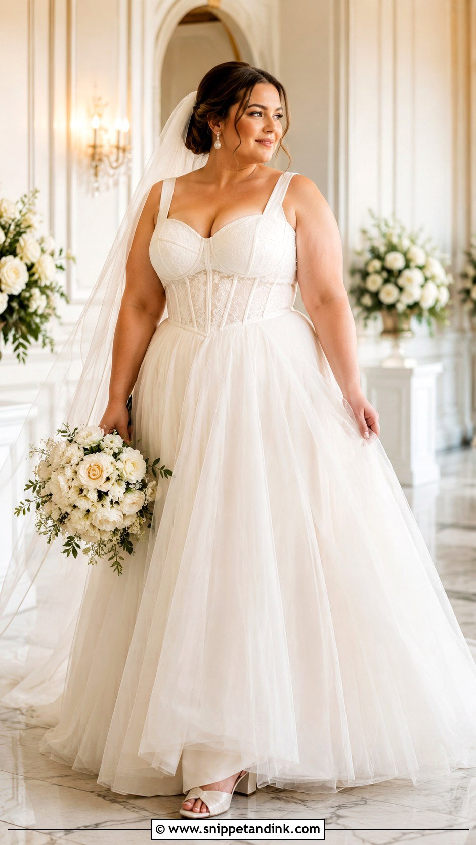 Plus Size Ballerina Wedding Dress - Snippet and Ink - 20 Ballerina Wedding Dress Ideas