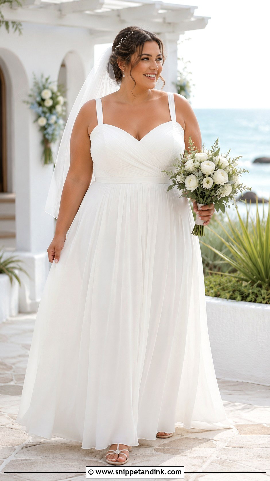 Plus Size Beach Wedding Dress - Snippet and Ink - 25 Wedding Dresses Curvy Bride