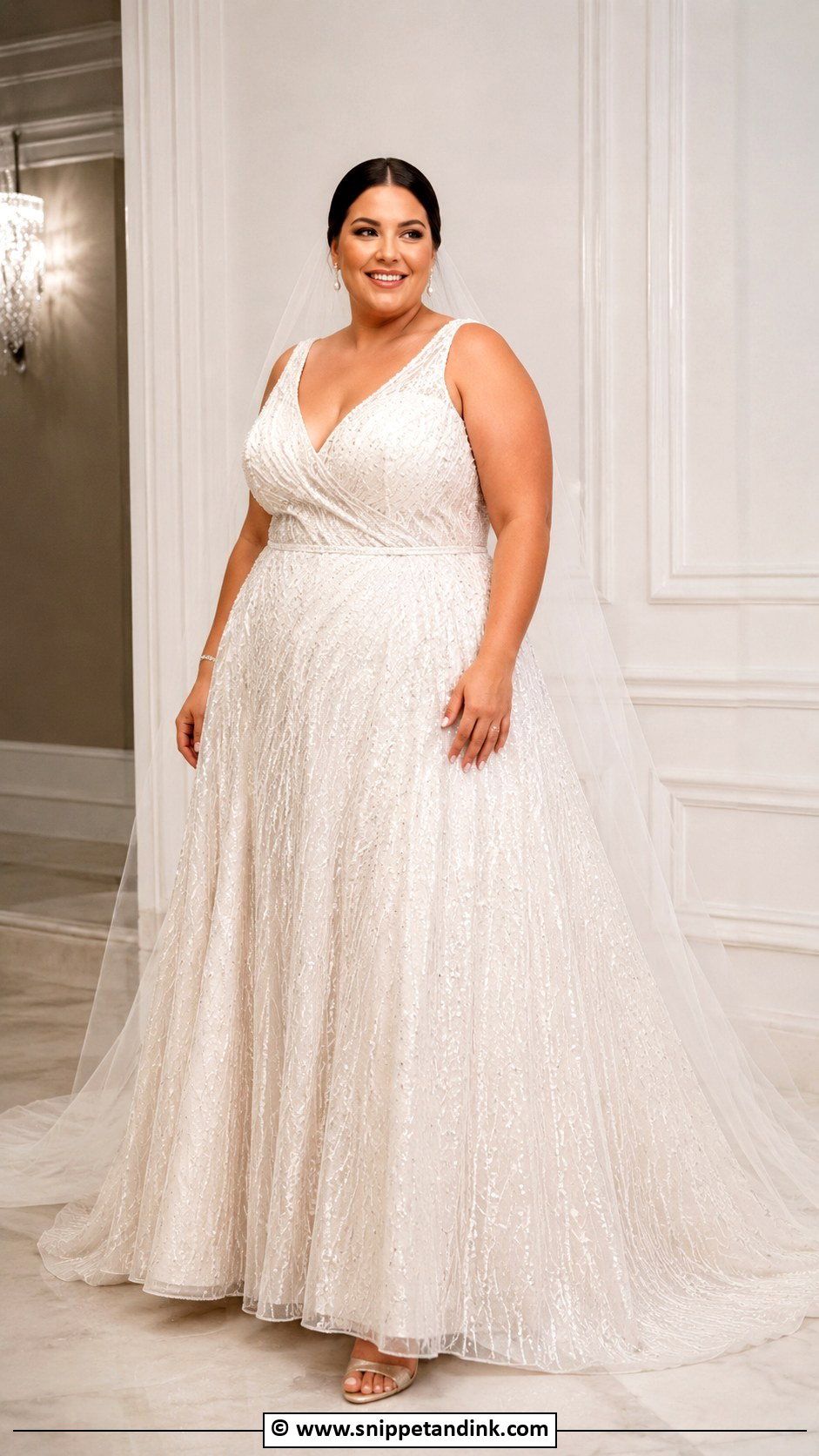 Plus Size Beaded Wedding Dress - Snippet and Ink - 30 Wedding Dress Plus Size Ideas