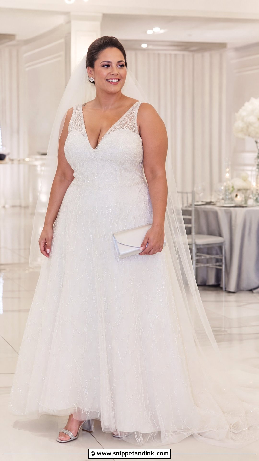 Plus Size Beaded Wedding Gown - Snippet and Ink - 20 Plus Size Wedding Gowns Curvy Bride