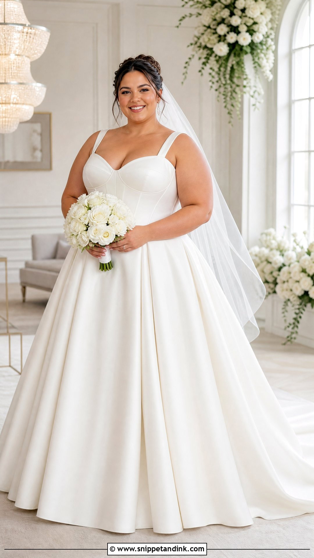 Plus Size Big Skirt Wedding Dress - Snippet and Ink - 20 Big Skirt Wedding Dress Ideas