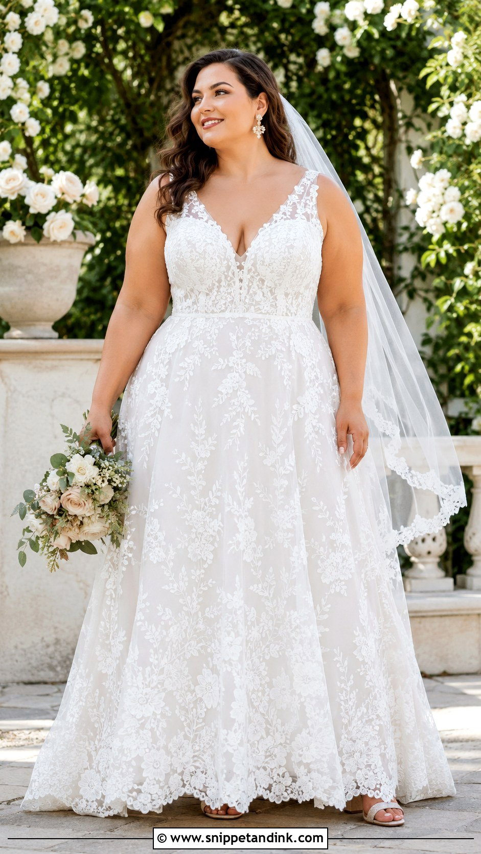 Plus Size Bohemian Lace Wedding Dress - Snippet and Ink - 20 Bohemian Lace Wedding Dress Ideas