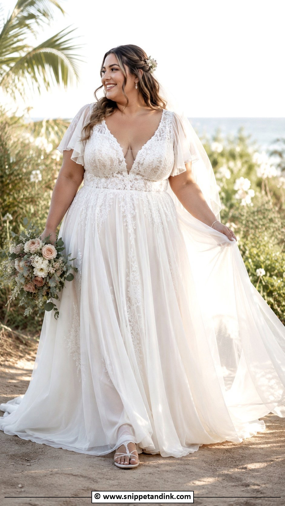 Plus Size Boho Wedding Dress - Snippet and Ink - 30 Wedding Dress Plus Size Ideas
