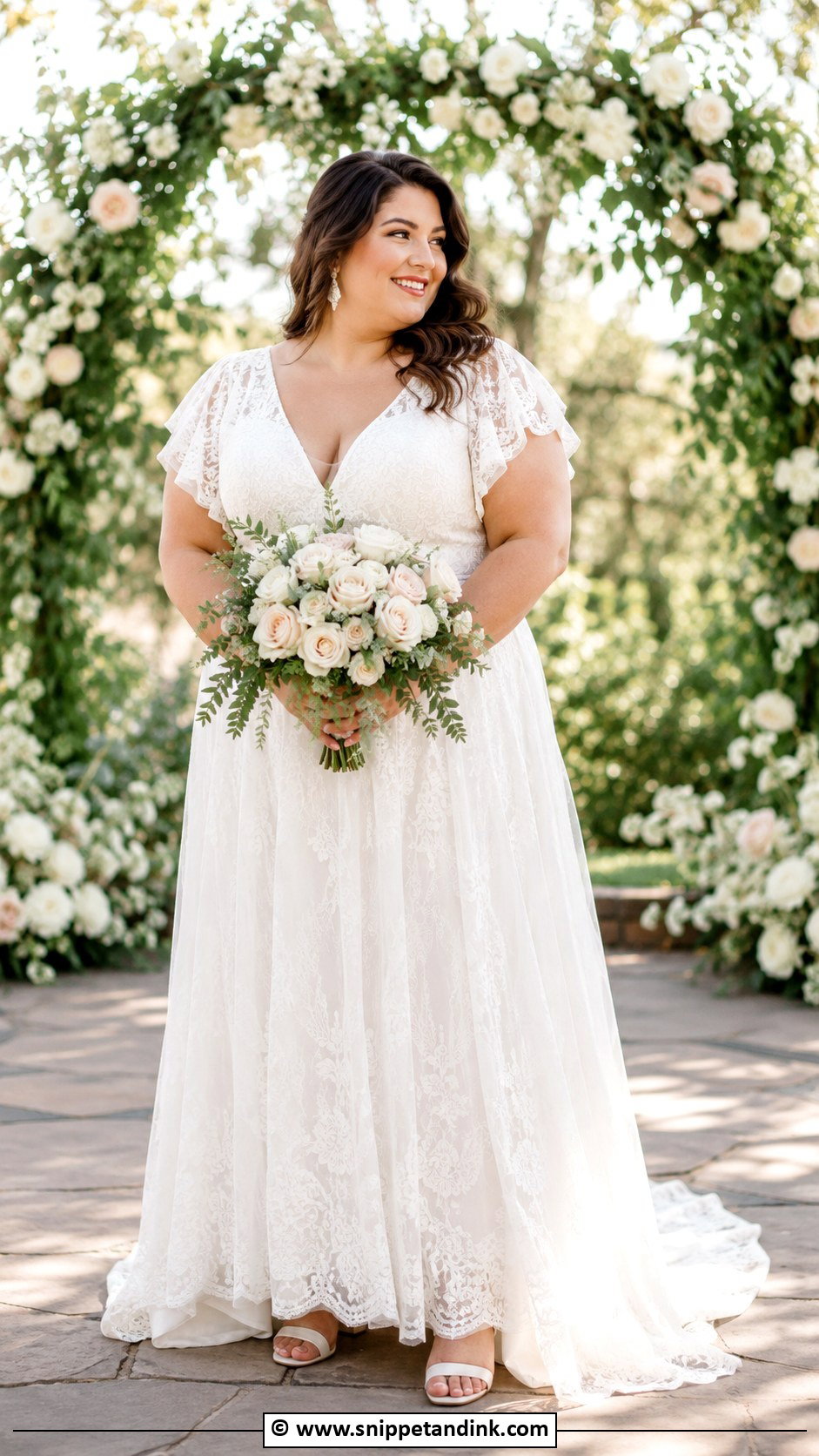 Plus Size Boho Wedding Dress - Snippet and Ink - 25 Boho Chic Wedding Dress Ideas