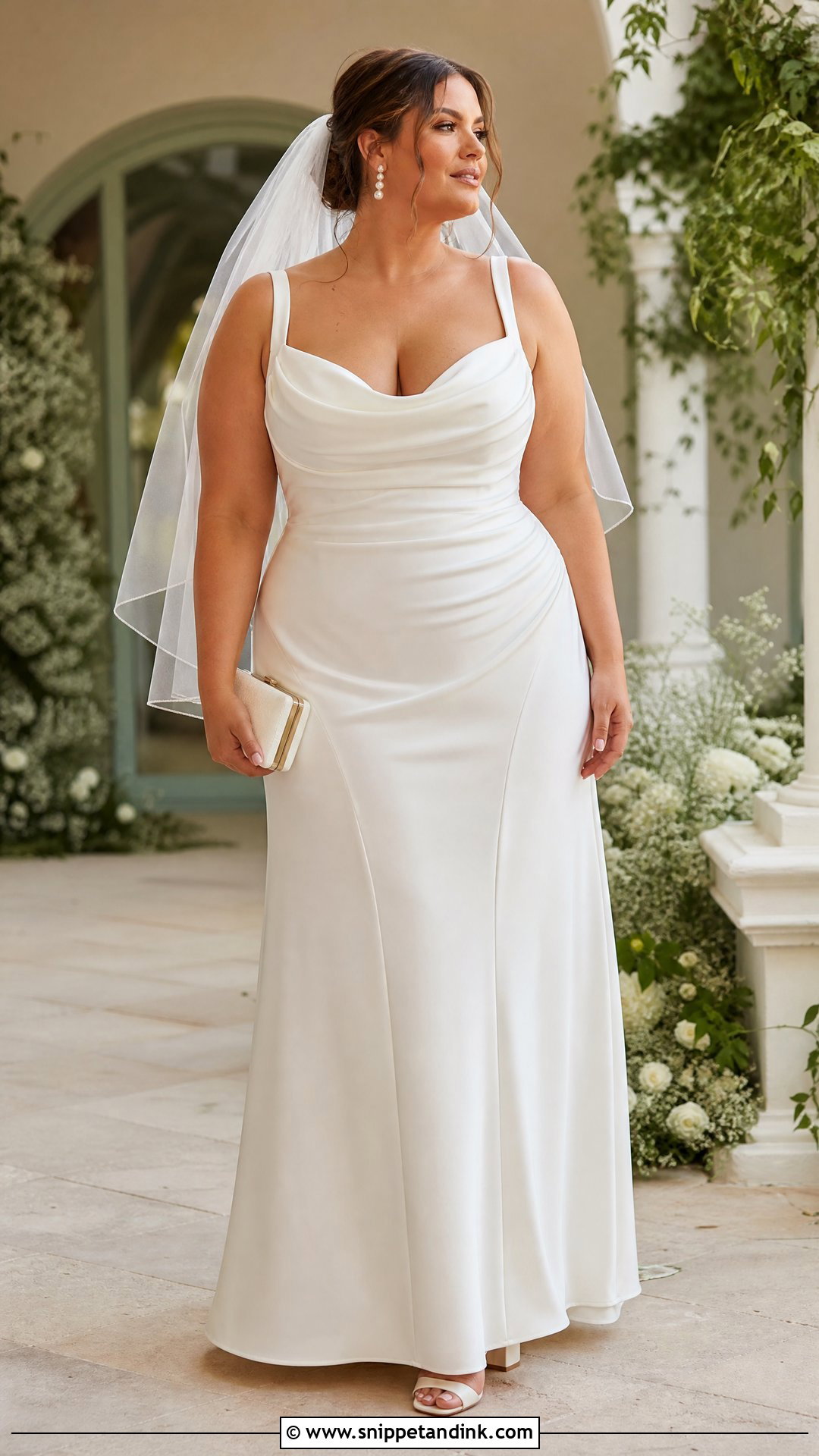 Plus Size Bridal Slip Dress - Snippet and Ink - 20 Bridal Slip Dress Ideas