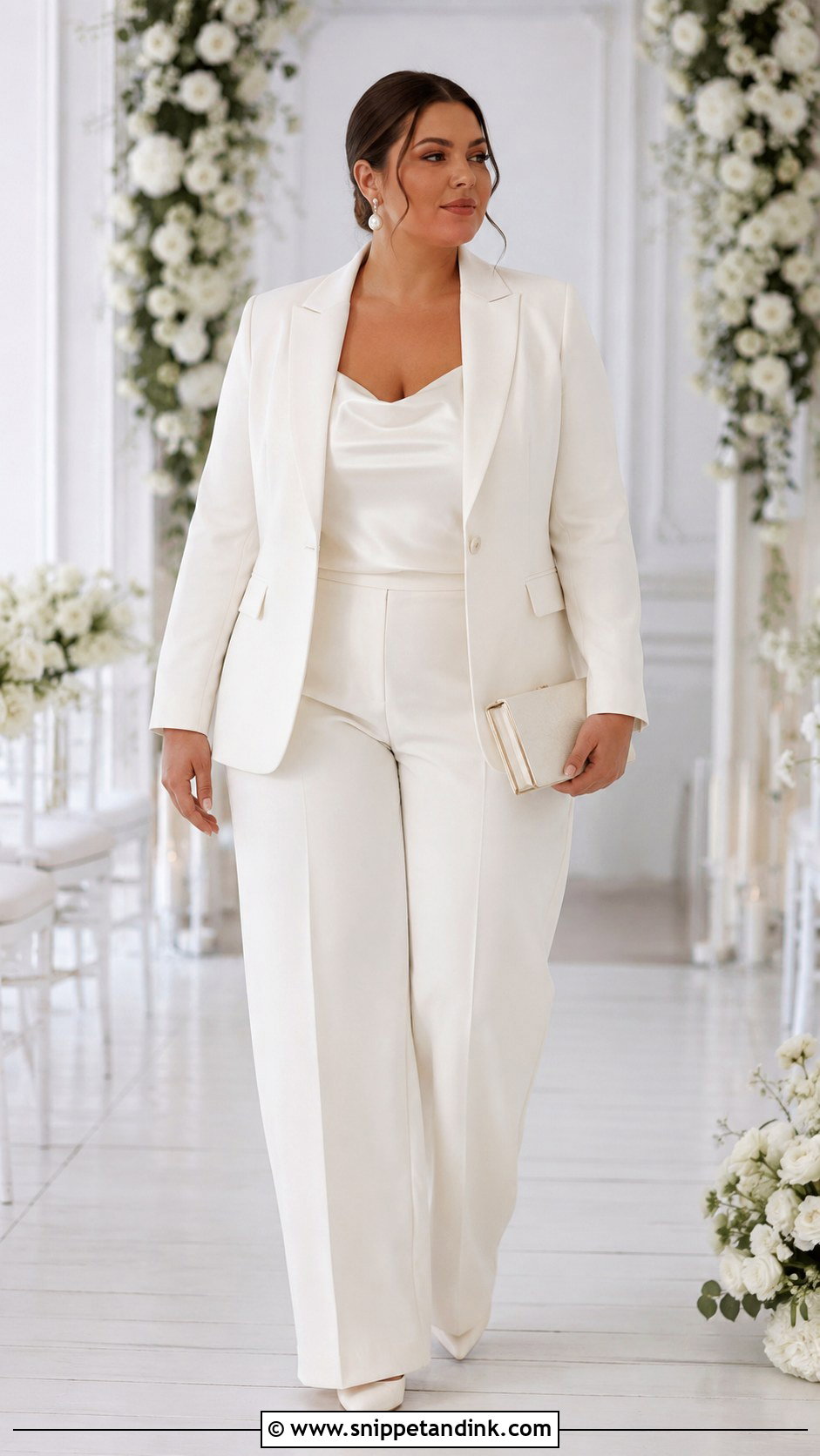 Plus Size Bridal Suit - Snippet and Ink - 25 Bridal Suits