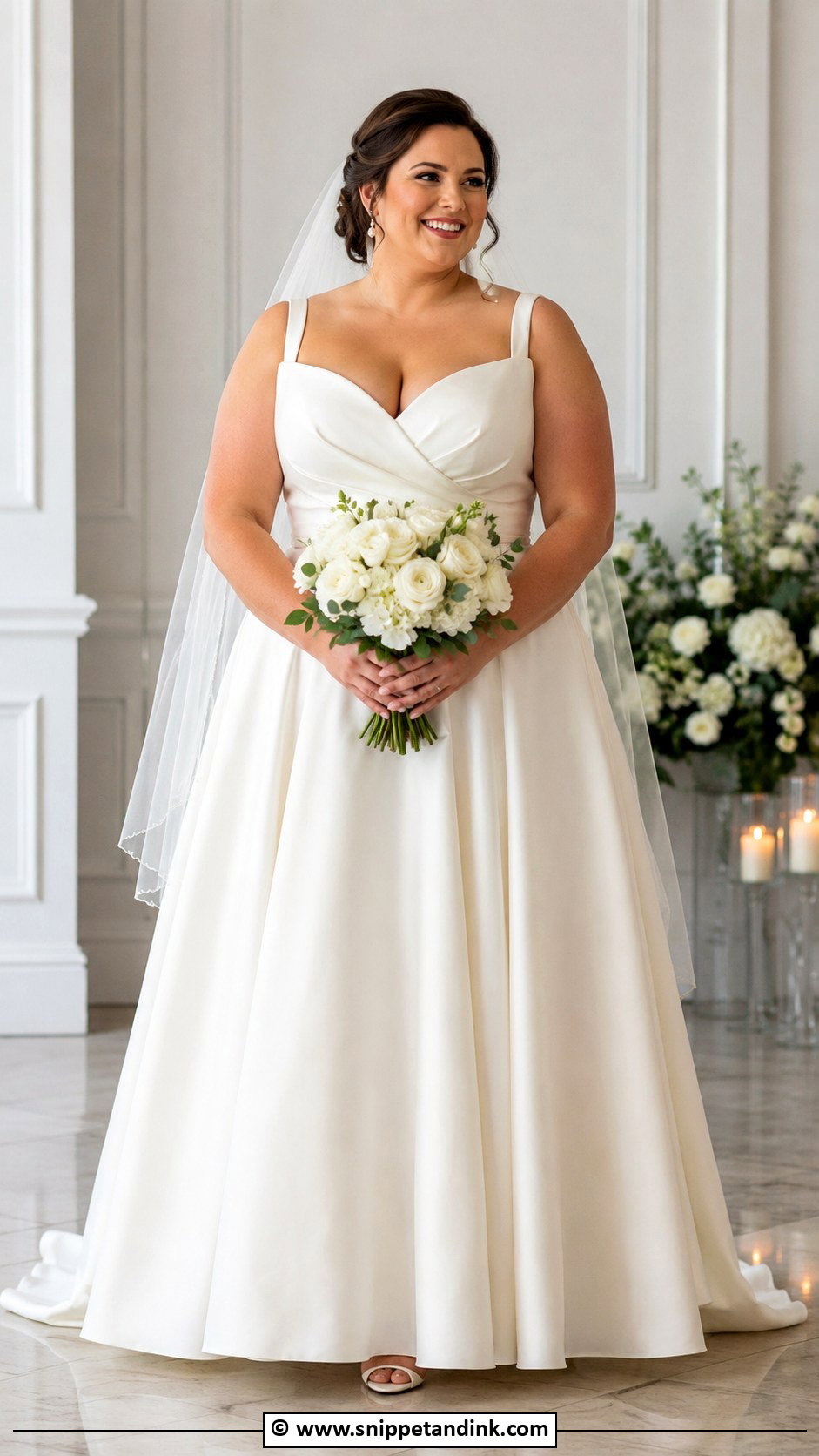 Plus Size Bride Outfit - Snippet and Ink - 30 Bride Outfits
