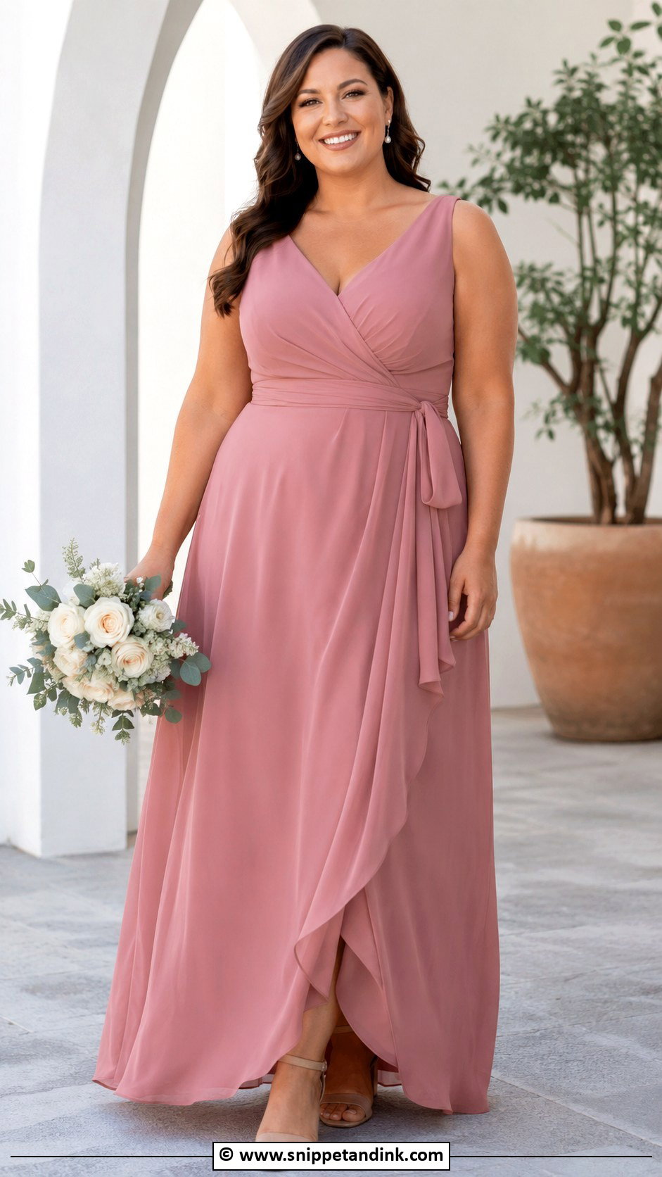 Plus Size Bridesmaid Dress - Snippet and Ink - 25 Wedding Maids Dresses