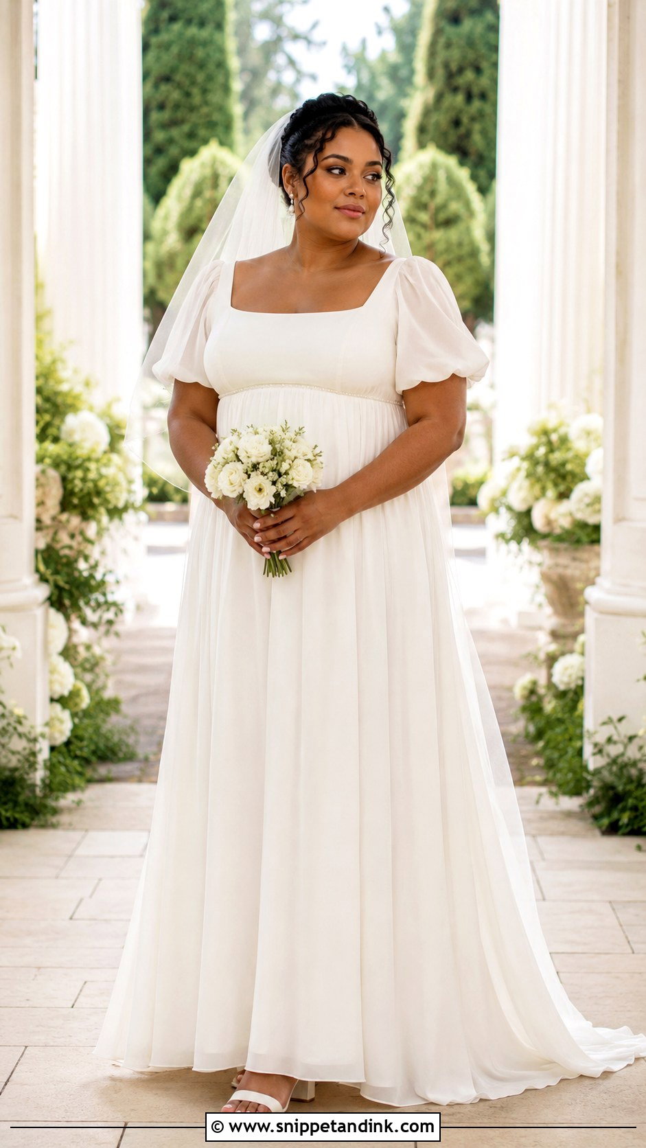 Plus Size Bridgerton Wedding Dress - Snippet and Ink - 20 Bridgerton Inspired Wedding Dresses