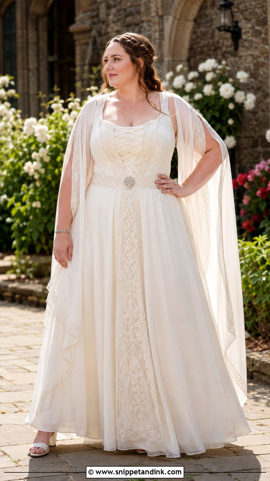 Plus Size Celtic Wedding Dress - Snippet and Ink - 20 Celtic Wedding Dresses