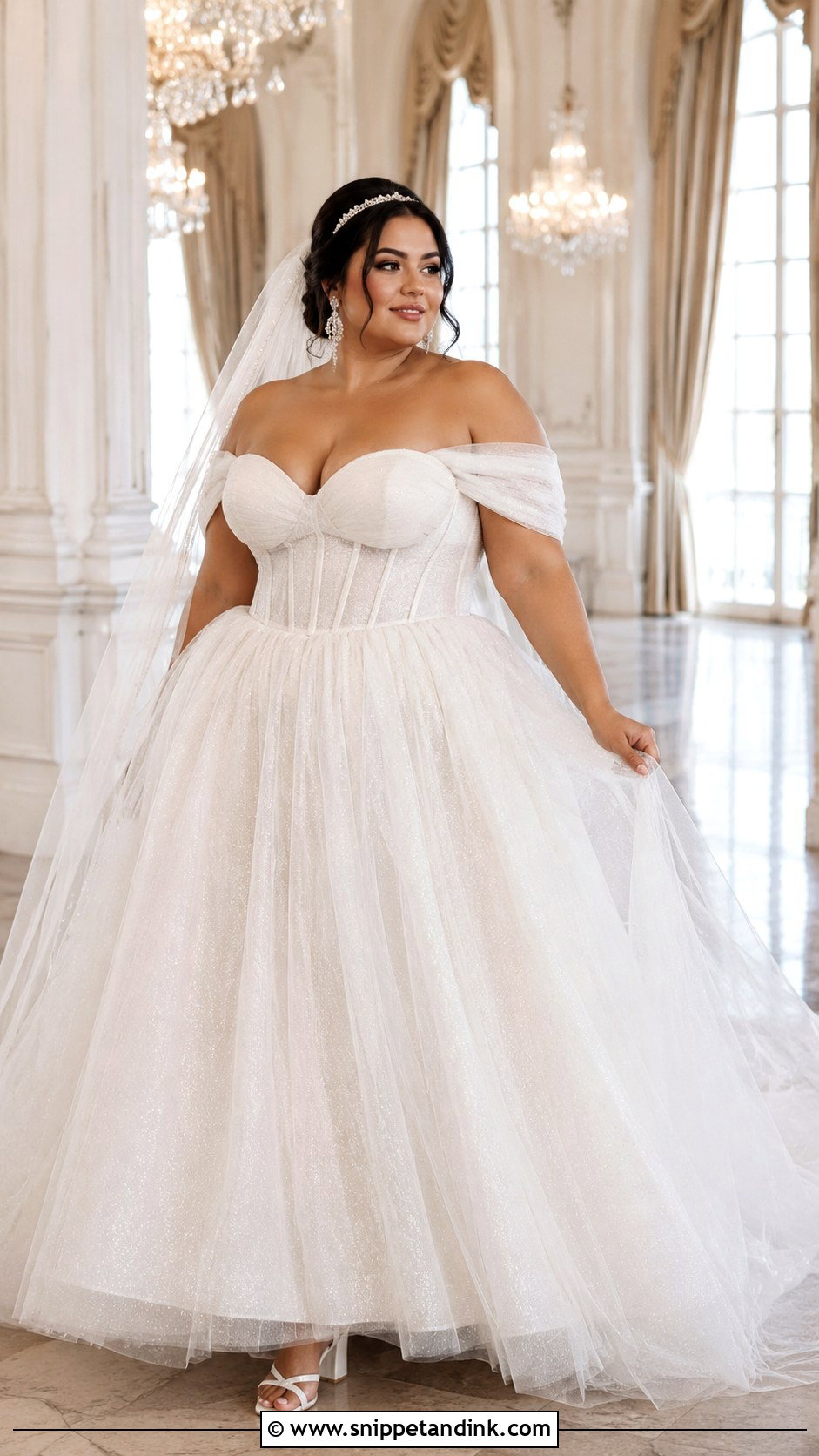 Plus Size Cinderella Wedding Dress - Snippet and Ink - 20 Cinderella Dress Wedding Ideas