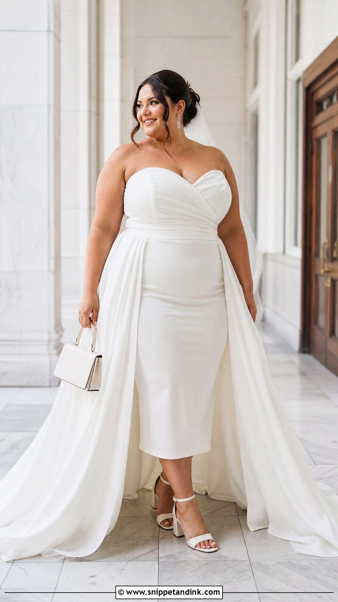 Plus Size Convertible Civil Wedding Dress - Snippet and Ink - 20 Plus Size Civil Wedding Dress Ideas