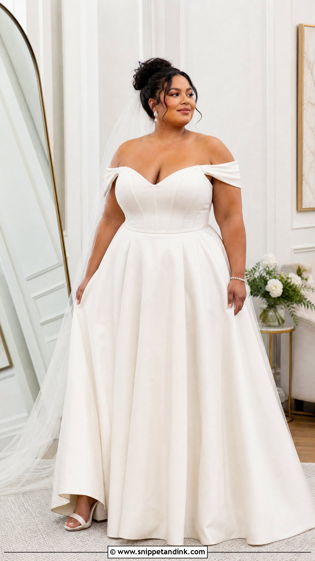 Plus Size Corset A Line Wedding Dress - Snippet and Ink - 20 Wedding Dress for Pear Shape Ideas