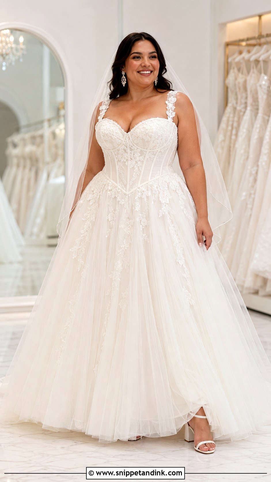 Plus Size Corset Ball Gown Wedding Dress - Snippet and Ink - 20 Ball Gown Wedding Dress Princess Ideas