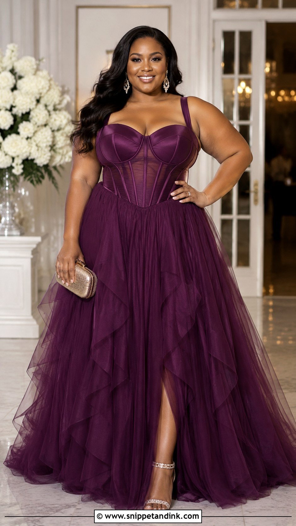 Plus Size Corset Ballgown - Snippet and Ink - 20 Corset Ballgown Ideas
