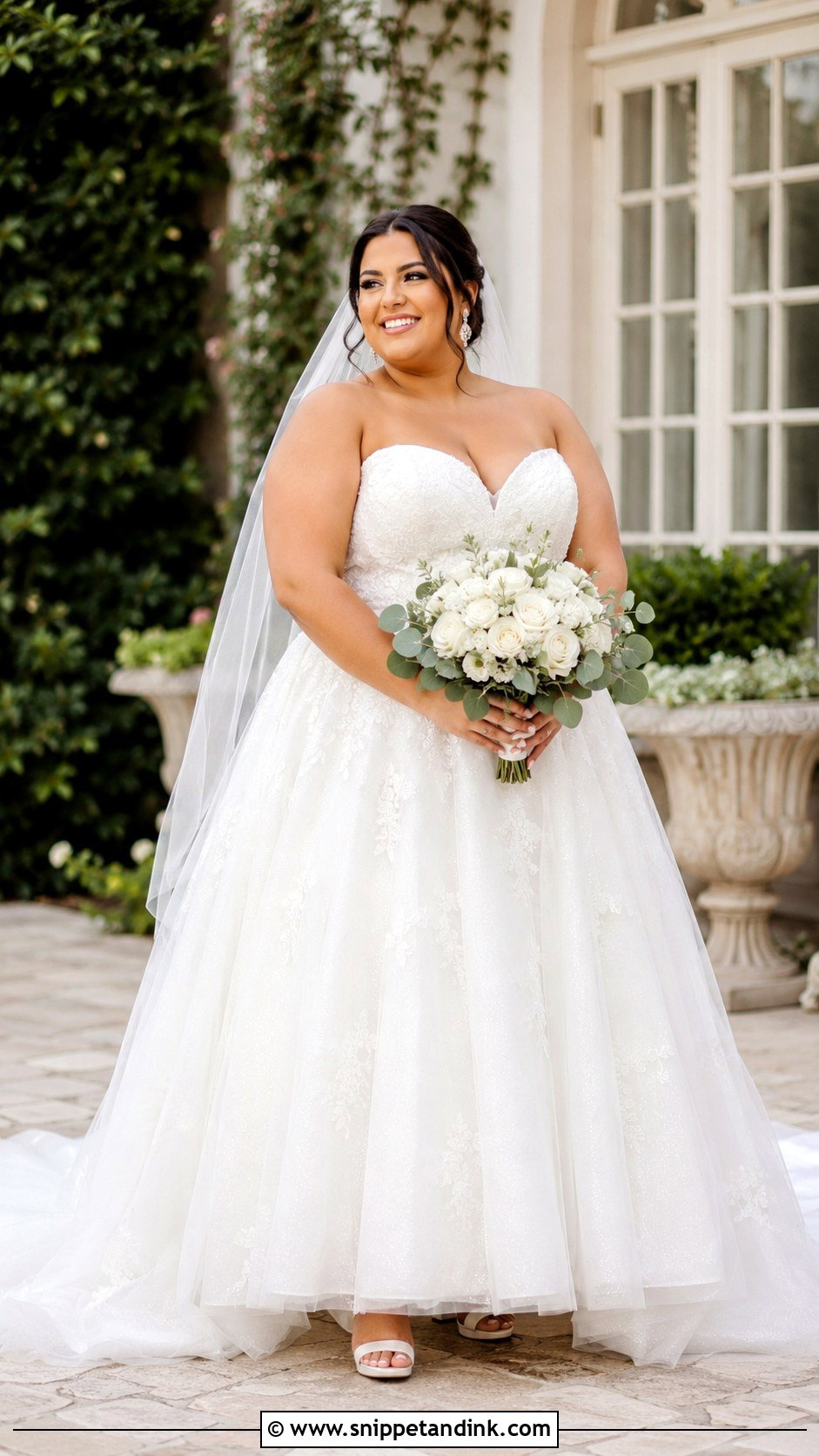 Plus Size Corset Bridal Dress - Snippet and Ink - 20 Corset Bride Dress Ideas