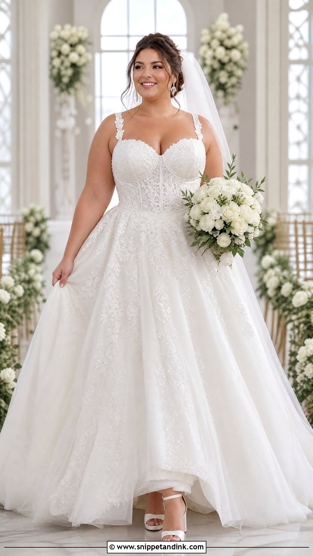 Plus Size Corset Princess Ball Gown - Snippet and Ink - 20 Wedding Ball Gown Princess Ideas