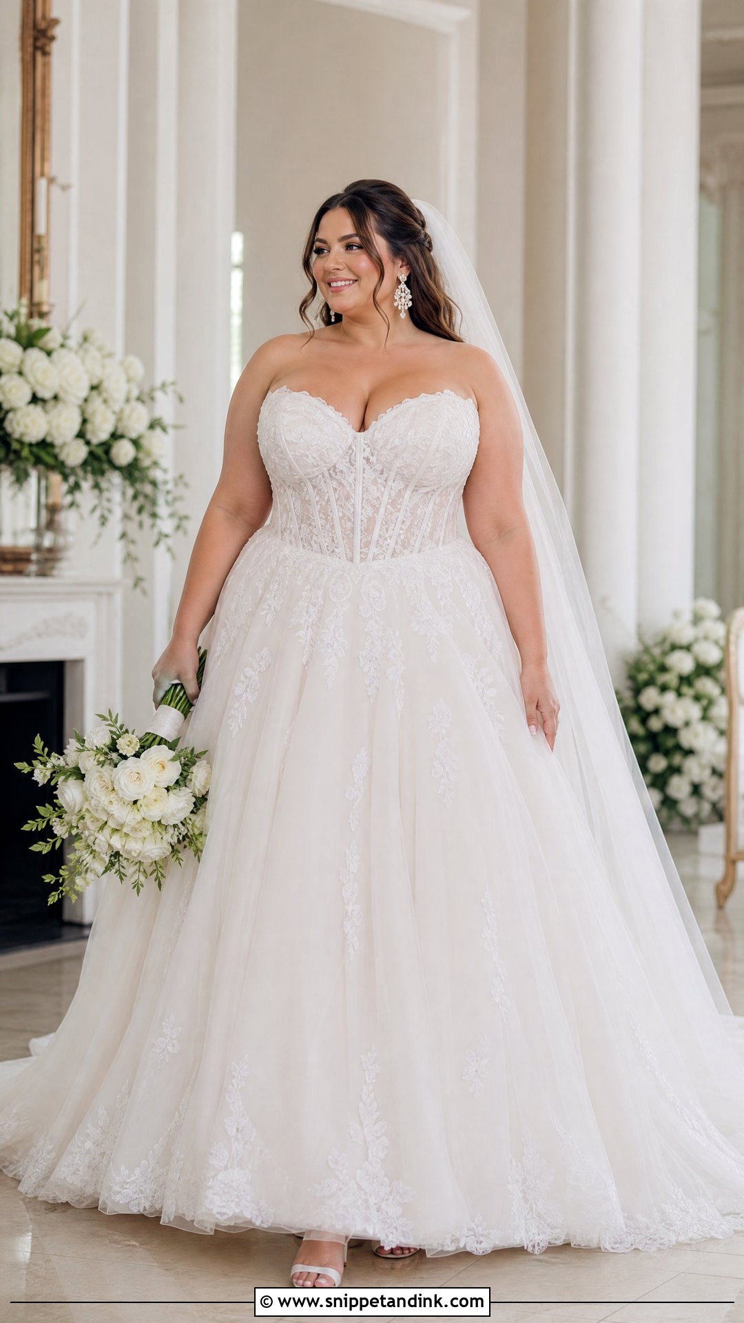 Plus Size Corset Princess Wedding Dress - Snippet and Ink - 20 Princess Wedding Dresses Corset Top