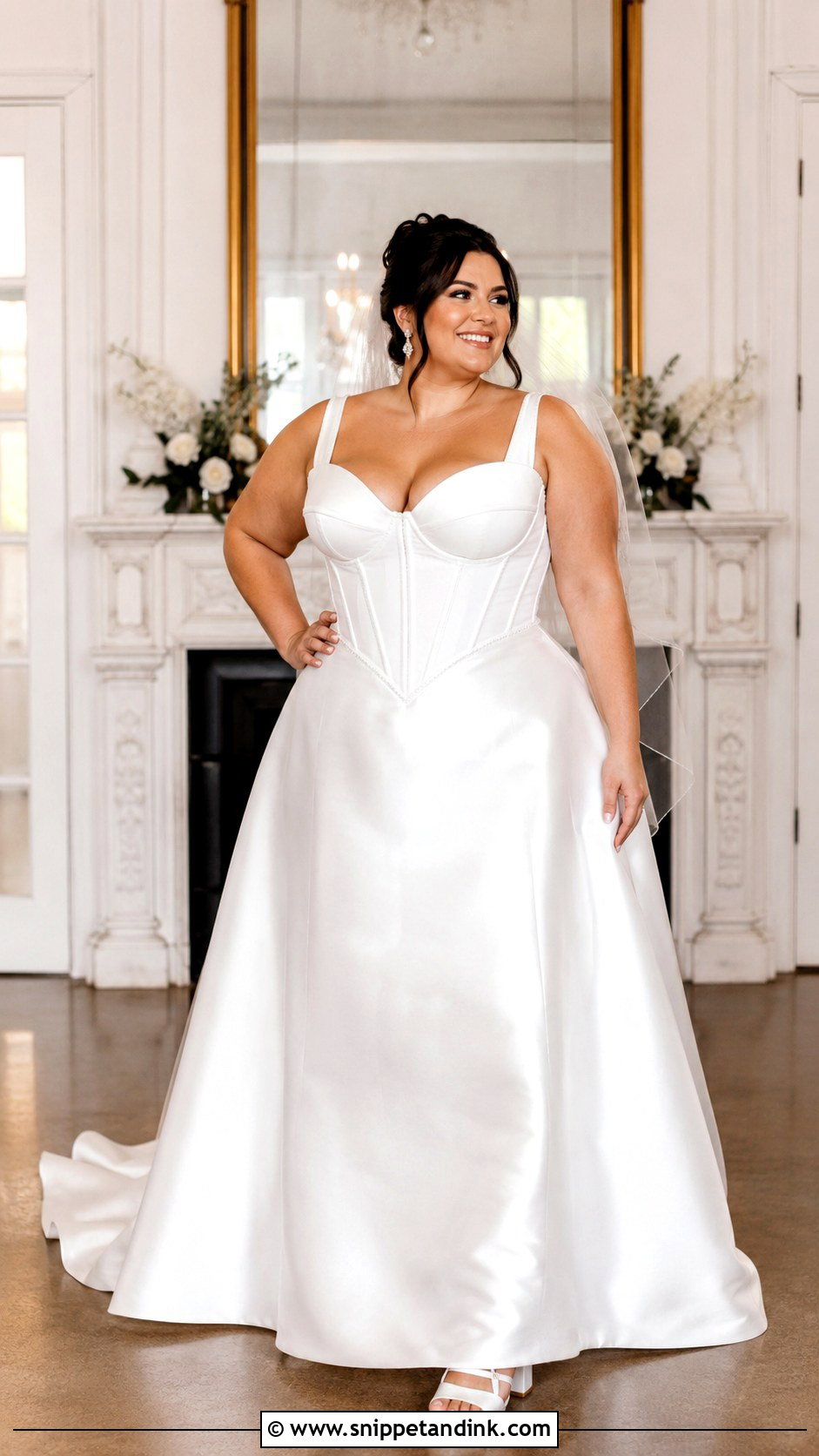 Plus Size Corset Wedding Dress - Snippet and Ink - 20 Wedding Dresses with Corset