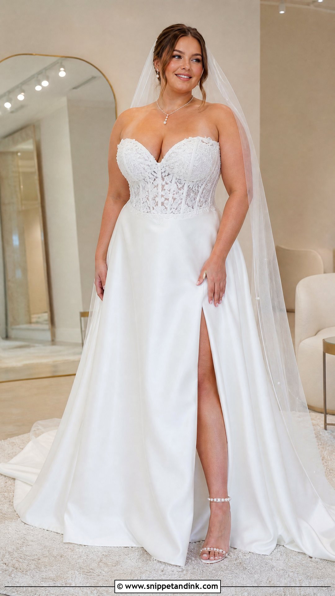 Plus Size Corset Wedding Dress - Snippet and Ink - 20 Wedding Dress for Plus Size Ideas