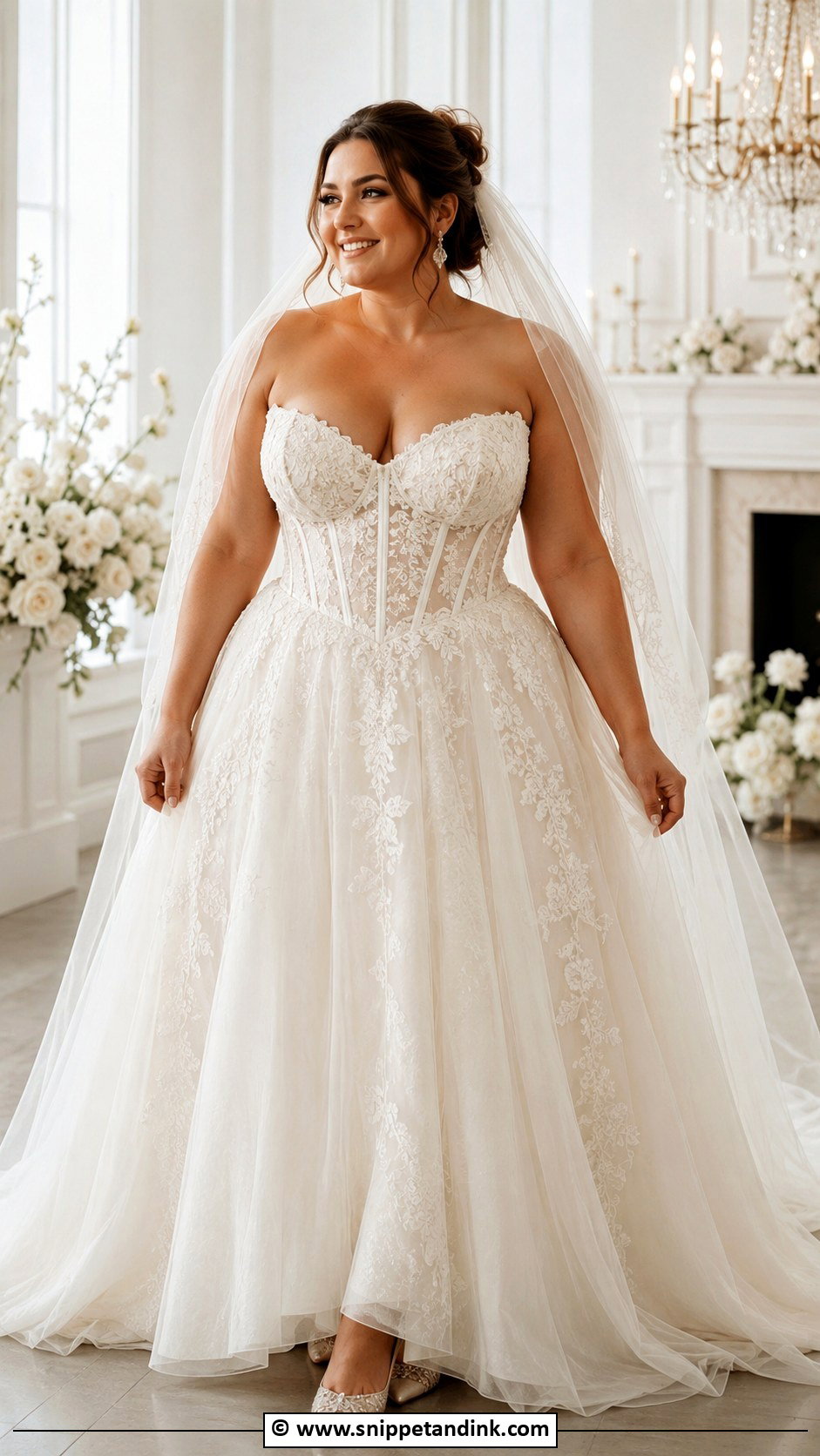 Plus Size Corset Wedding Dress - Snippet and Ink - 30 Wedding Dress Plus Size Ideas