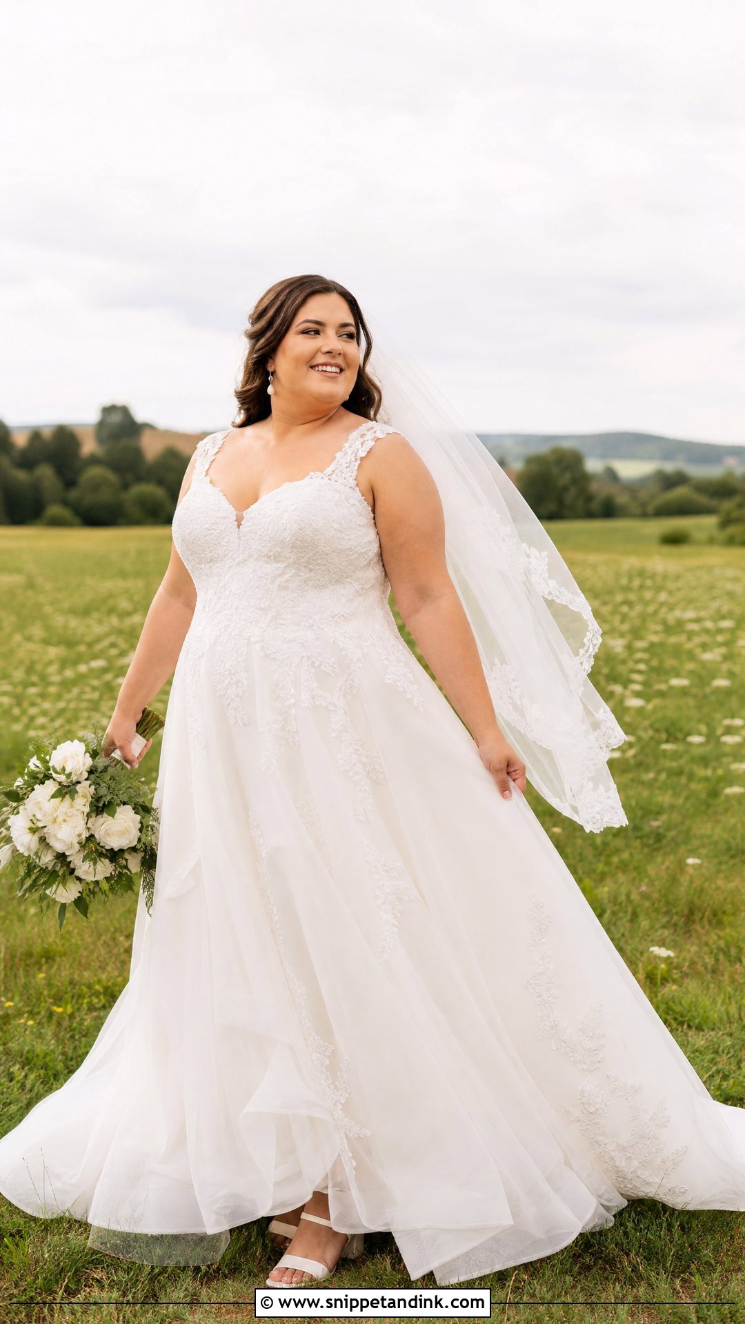 Plus Size Country Wedding Dress - Snippet and Ink - 20 Simple Country Wedding Dresses