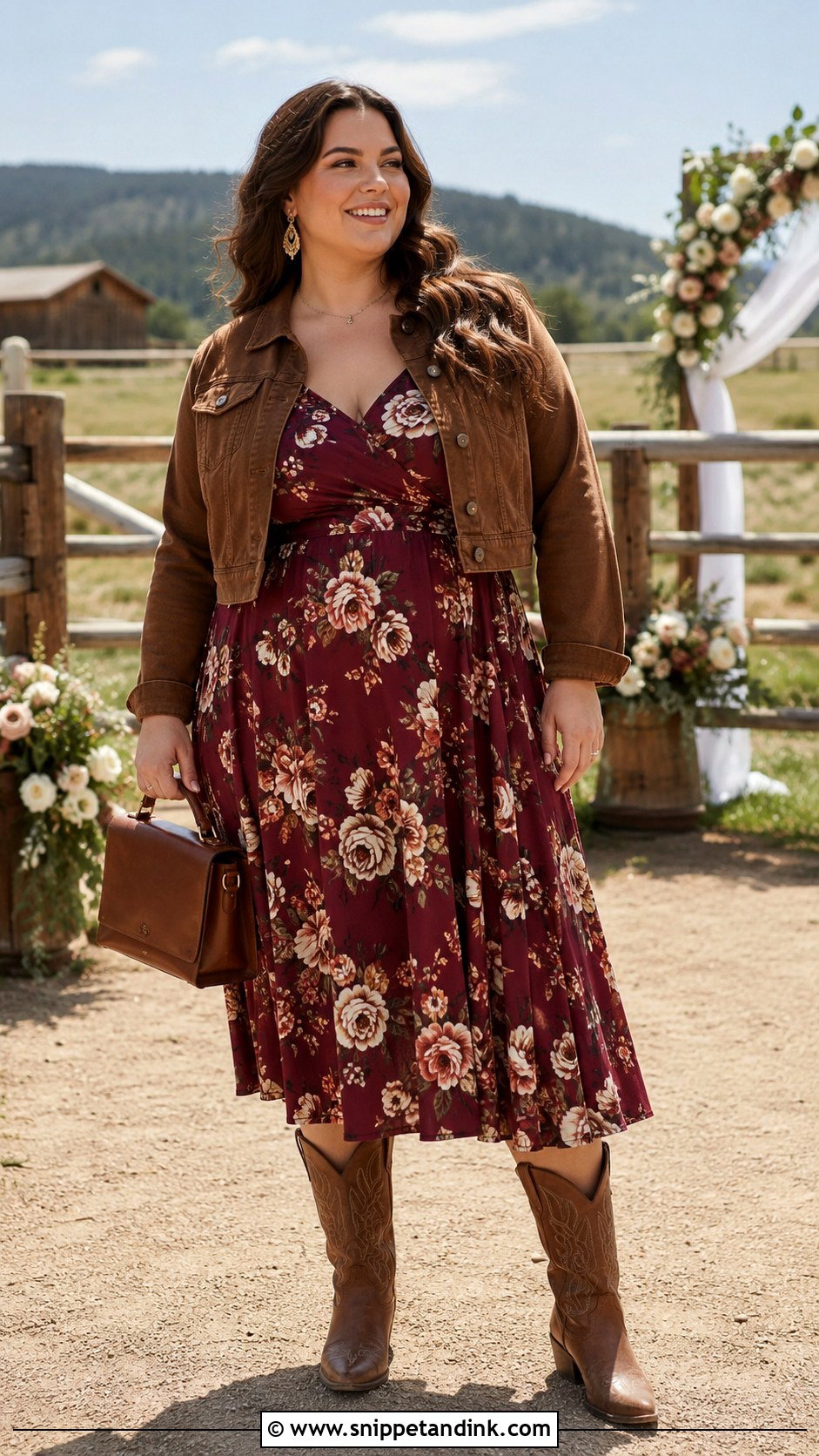 Plus Size Country Wedding Outfit - Snippet and Ink - 20 Country Wedding Outfit Ideas