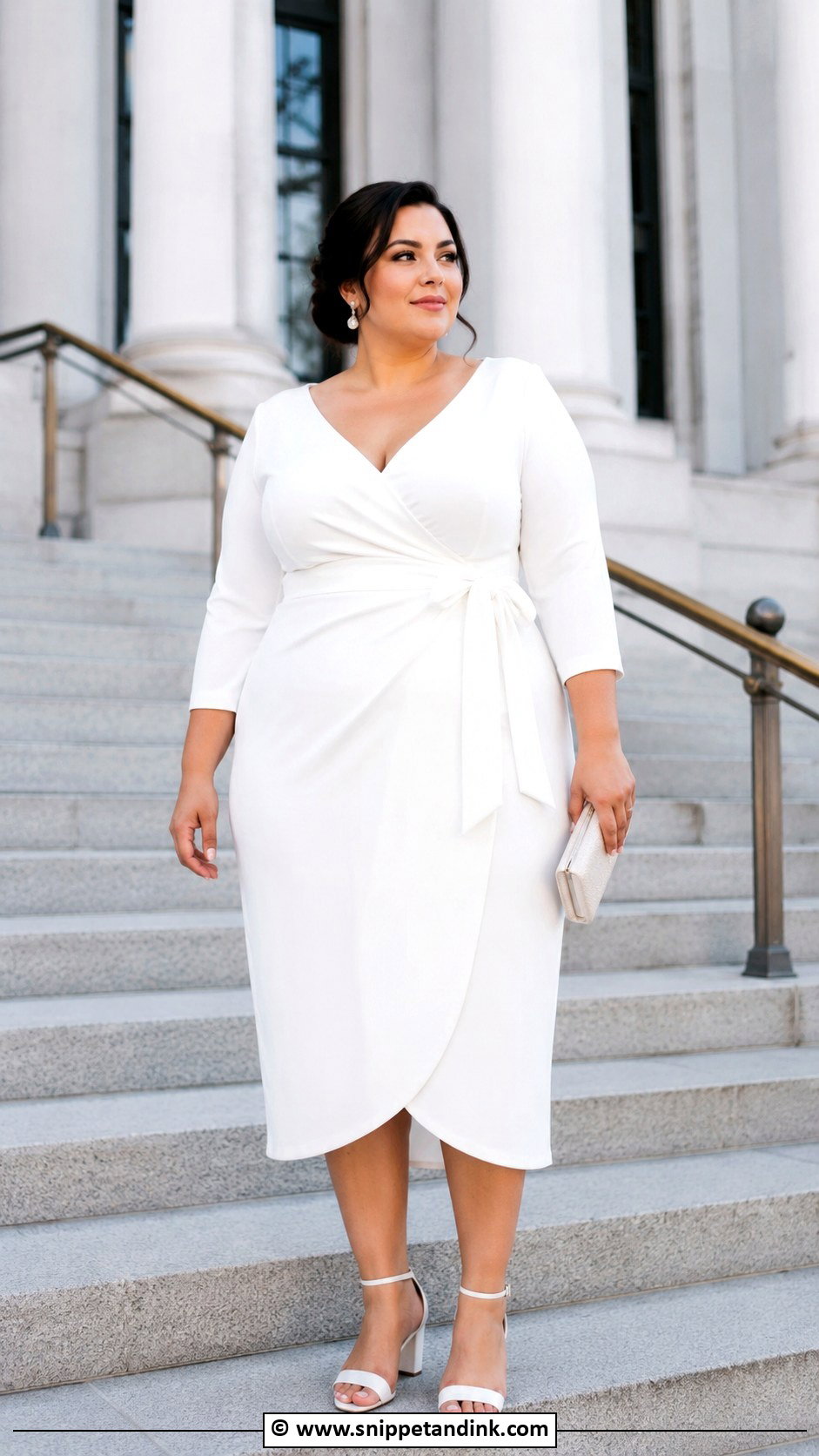 Plus Size Court House Wedding Dress - Snippet and Ink - 30 Court House Wedding Dress Ideas