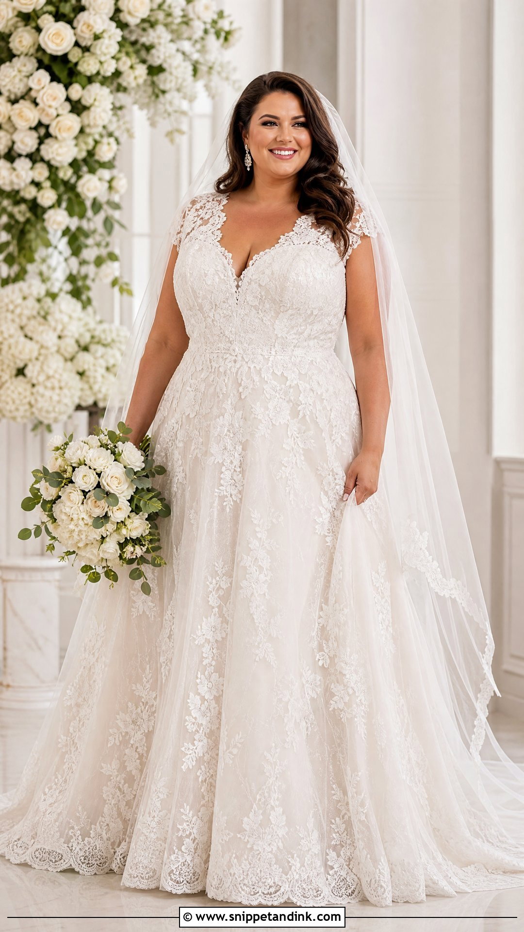 Plus Size Dantel Wedding Dress - Snippet and Ink - 20 Wedding Dresses Dantel