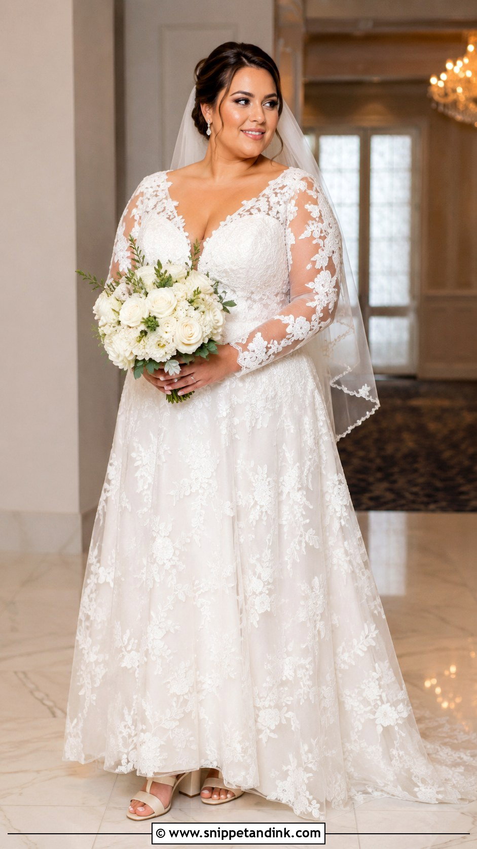 Plus Size Dentelle Wedding Dress - Snippet and Ink - 20 Dentelle Wedding Dress Ideas